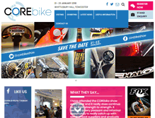 Tablet Screenshot of corebike.co.uk